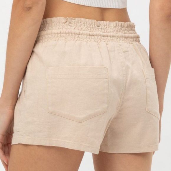 Drawstring Linen Short - Linen Short - Breathable - Breathable Short - Picture 4 of 5
